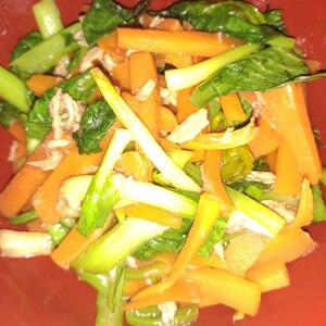 ツナと野菜の炒め物